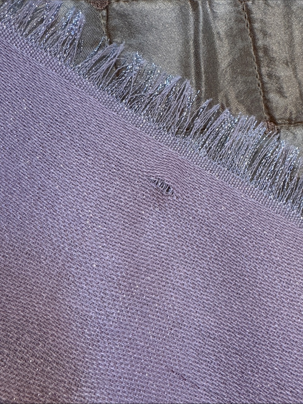 Gucci Light Pink GG Jacquard Shawl Scarf - Picture 14 of 16
